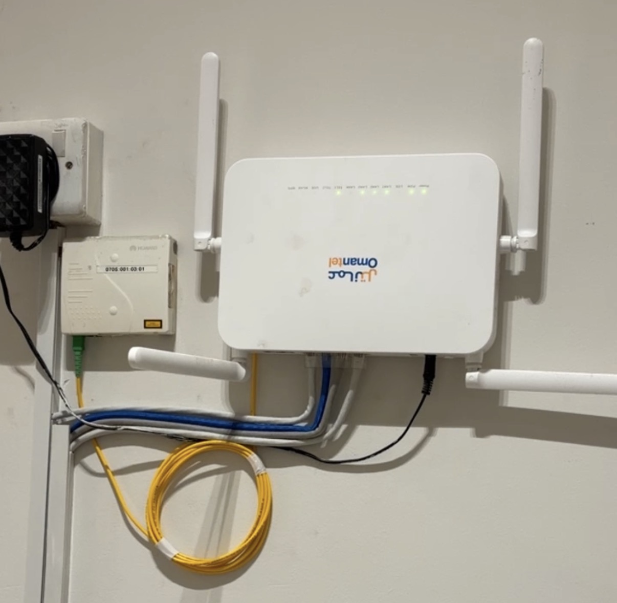 WiFi router installation Salalah two floor home