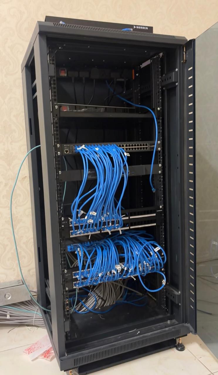 Network rack setup Salalah